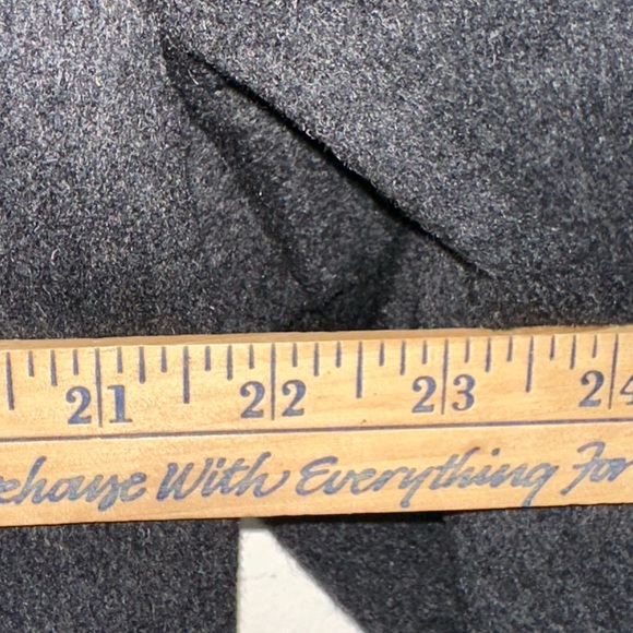 Lauren Ralph Lauren Men's Wool Blend Over Coat Gray Lined Preppy Casual Office - Picture 13 of 14